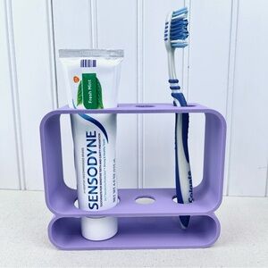 Toothbrush Toothpaste Holder, Manual Toothbrush Holder, Makeup Brush Holder